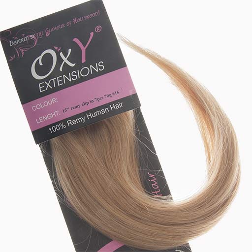 Clip in Extensions 38cm 70g 16 As Blond-0
