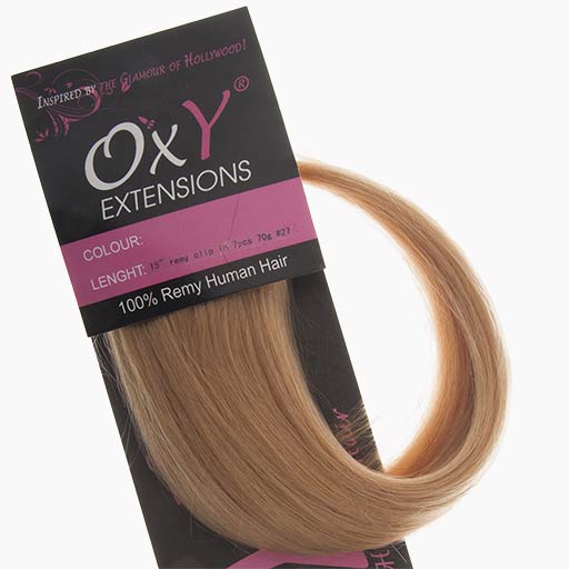 Clip in Extensions 38cm 70g 27 Donker Blond-0