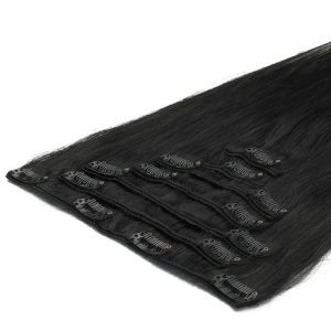 Clip in Extensions 50cm 70g 1B Natuurlijk Zwart-0