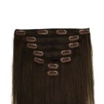 Clip in Extensions 60cm 160g 02 Donker Bruin-0