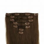 Clip in Extensions 60cm 160g 04 Chocolade Bruin-0