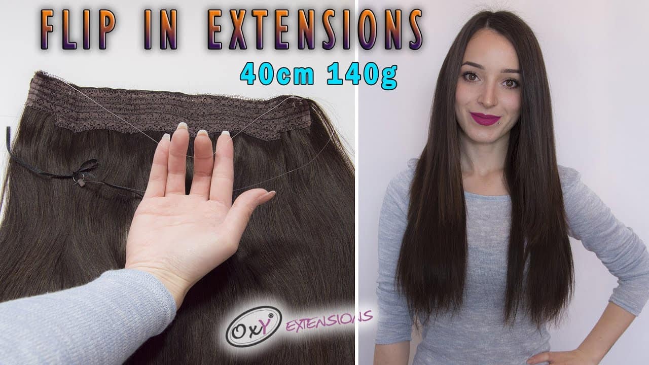 Premium wire hair extensions 40cm 140gr